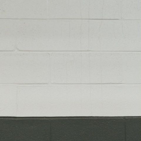 The same wall after Kelly painted it